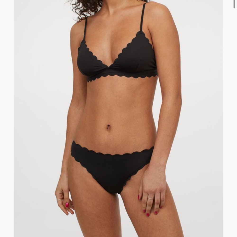 H&M black bikini bottoms